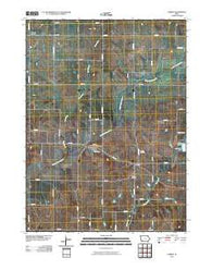 Carbon Iowa Historical topographic map, 1:24000 scale, 7.5 X 7.5 Minute, Year 2010