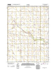 Carpenter Iowa Historical topographic map, 1:24000 scale, 7.5 X 7.5 Minute, Year 2013