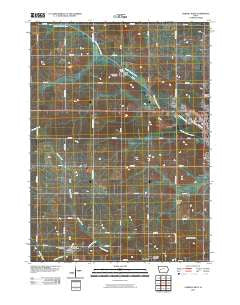 Carroll West Iowa Historical topographic map, 1:24000 scale, 7.5 X 7.5 Minute, Year 2010