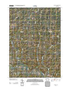 Castalia Iowa Historical topographic map, 1:24000 scale, 7.5 X 7.5 Minute, Year 2013
