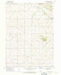 Center Point SW Iowa Historical topographic map, 1:24000 scale, 7.5 X 7.5 Minute, Year 1968