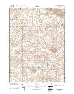 Center Point SW Iowa Historical topographic map, 1:24000 scale, 7.5 X 7.5 Minute, Year 2013