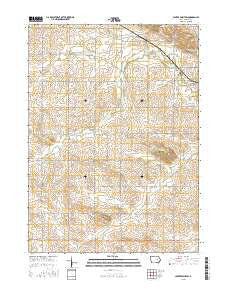 Center Point SW Iowa Current topographic map, 1:24000 scale, 7.5 X 7.5 Minute, Year 2015