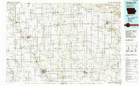 Charles City Iowa Historical topographic map, 1:100000 scale, 30 X 60 Minute, Year 1985