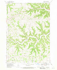 Church Iowa Historical topographic map, 1:24000 scale, 7.5 X 7.5 Minute, Year 1968