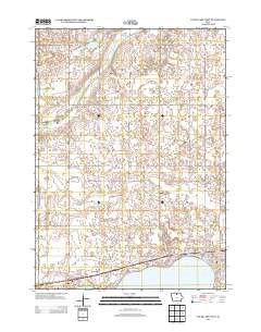 Clear Lake West Iowa Historical topographic map, 1:24000 scale, 7.5 X 7.5 Minute, Year 2013