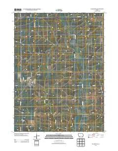 Clearfield Iowa Historical topographic map, 1:24000 scale, 7.5 X 7.5 Minute, Year 2013