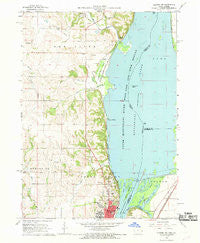 Clinton NW Iowa Historical topographic map, 1:24000 scale, 7.5 X 7.5 Minute, Year 1967