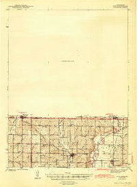 Coin Iowa Historical topographic map, 1:62500 scale, 15 X 15 Minute, Year 1943
