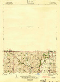 Coin Iowa Historical topographic map, 1:62500 scale, 15 X 15 Minute, Year 1943
