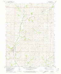 Coin Iowa Historical topographic map, 1:24000 scale, 7.5 X 7.5 Minute, Year 1981