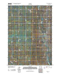 Colwell Iowa Historical topographic map, 1:24000 scale, 7.5 X 7.5 Minute, Year 2010