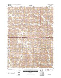 Conroy Iowa Historical topographic map, 1:24000 scale, 7.5 X 7.5 Minute, Year 2013