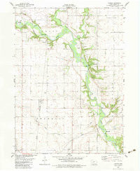 Cooper Iowa Historical topographic map, 1:24000 scale, 7.5 X 7.5 Minute, Year 1982