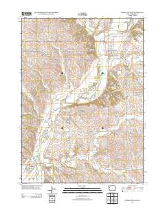 Correctionville Iowa Historical topographic map, 1:24000 scale, 7.5 X 7.5 Minute, Year 2013