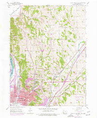 Council Bluffs North Iowa Historical topographic map, 1:24000 scale, 7.5 X 7.5 Minute, Year 1956