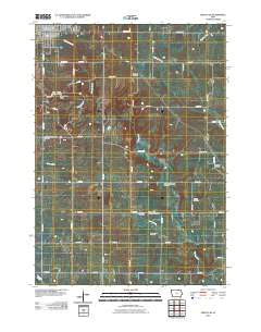 Cresco SE Iowa Historical topographic map, 1:24000 scale, 7.5 X 7.5 Minute, Year 2010