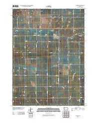 Cushing Iowa Historical topographic map, 1:24000 scale, 7.5 X 7.5 Minute, Year 2010