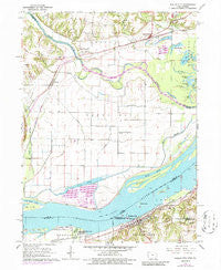 Dallas City Illinois Historical topographic map, 1:24000 scale, 7.5 X 7.5 Minute, Year 1964