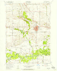 De Witt Iowa Historical topographic map, 1:24000 scale, 7.5 X 7.5 Minute, Year 1953