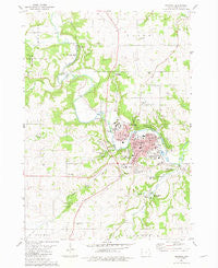 Decorah Iowa Historical topographic map, 1:24000 scale, 7.5 X 7.5 Minute, Year 1981
