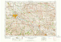 Des Moines Iowa Historical topographic map, 1:250000 scale, 1 X 2 Degree, Year 1969