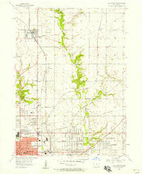 Des Moines NE Iowa Historical topographic map, 1:24000 scale, 7.5 X 7.5 Minute, Year 1956