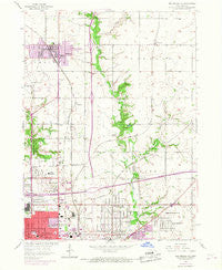 Des Moines NE Iowa Historical topographic map, 1:24000 scale, 7.5 X 7.5 Minute, Year 1956