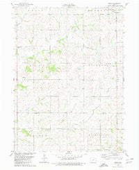 Dewey Iowa Historical topographic map, 1:24000 scale, 7.5 X 7.5 Minute, Year 1980