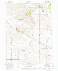Dixon Iowa Historical topographic map, 1:24000 scale, 7.5 X 7.5 Minute, Year 1953
