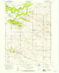 Donahue Iowa Historical topographic map, 1:24000 scale, 7.5 X 7.5 Minute, Year 1953