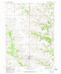 Donnellson Iowa Historical topographic map, 1:24000 scale, 7.5 X 7.5 Minute, Year 1968