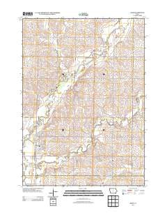 Doon Iowa Historical topographic map, 1:24000 scale, 7.5 X 7.5 Minute, Year 2013