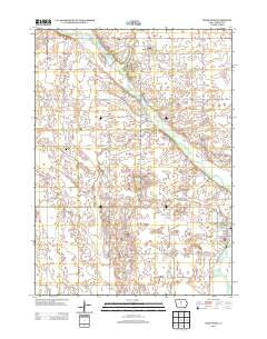Dows West Iowa Historical topographic map, 1:24000 scale, 7.5 X 7.5 Minute, Year 2013
