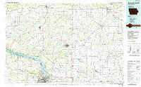 Dubuque North Iowa Historical topographic map, 1:100000 scale, 30 X 60 Minute, Year 1984