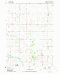 Dumont North Iowa Historical topographic map, 1:24000 scale, 7.5 X 7.5 Minute, Year 1972