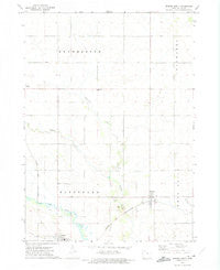 Dumont North Iowa Historical topographic map, 1:24000 scale, 7.5 X 7.5 Minute, Year 1972