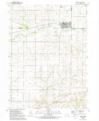 Durant Iowa Historical topographic map, 1:24000 scale, 7.5 X 7.5 Minute, Year 1991
