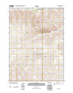 Dysart Iowa Historical topographic map, 1:24000 scale, 7.5 X 7.5 Minute, Year 2013