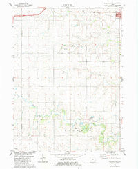 Earlham West Iowa Historical topographic map, 1:24000 scale, 7.5 X 7.5 Minute, Year 1983
