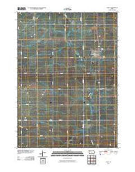 Early Iowa Historical topographic map, 1:24000 scale, 7.5 X 7.5 Minute, Year 2010