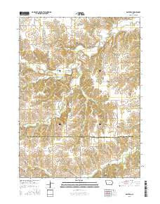 East Peru Iowa Current topographic map, 1:24000 scale, 7.5 X 7.5 Minute, Year 2015