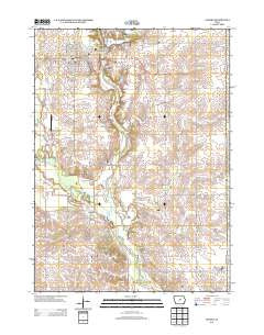 Eldora Iowa Historical topographic map, 1:24000 scale, 7.5 X 7.5 Minute, Year 2013