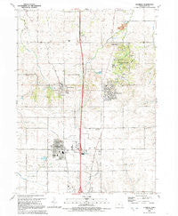 Eldridge Iowa Historical topographic map, 1:24000 scale, 7.5 X 7.5 Minute, Year 1991