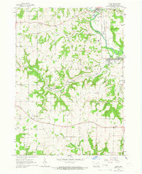 Elgin Iowa Historical topographic map, 1:24000 scale, 7.5 X 7.5 Minute, Year 1965