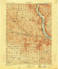 Elkader Iowa Historical topographic map, 1:125000 scale, 30 X 30 Minute, Year 1902