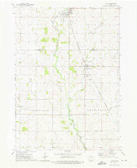 Elma Iowa Historical topographic map, 1:24000 scale, 7.5 X 7.5 Minute, Year 1972
