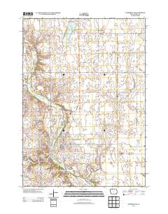 Estherville Iowa Historical topographic map, 1:24000 scale, 7.5 X 7.5 Minute, Year 2013