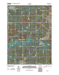 Fairfax Iowa Historical topographic map, 1:24000 scale, 7.5 X 7.5 Minute, Year 2010