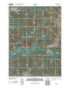 Fairfax Iowa Historical topographic map, 1:24000 scale, 7.5 X 7.5 Minute, Year 2010